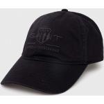 Basebalové čepice Gant v černé barvě z bavlny ve velikosti L 