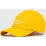Dámské BIO Basebalové čepice Marc O'Polo v žluté barvě z bavlny ve velikosti Onesize ve slevě udržitelná móda 