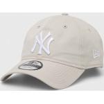 Basebalové čepice NEW ERA v šedé barvě z bavlny ve velikosti Onesize s motivem New York Yankees 