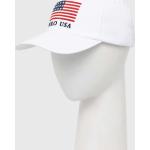 Designer Basebalové čepice Polo Ralph Lauren v bílé barvě z bavlny ve velikosti Onesize ve slevě 
