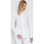 Dámské Designer Košile Polo Ralph Lauren v bílé barvě z bavlny ve velikosti XXS ve slevě 
