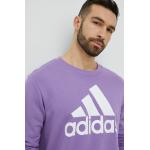 Pánská  Jarní a podzimní móda adidas ve fialové barvě z bavlny ve velikosti L ve slevě 