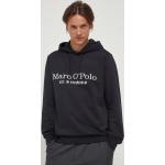 Pánské BIO Rozepínací mikiny s kapucí Marc O'Polo v černé barvě ve velikosti S ve slevě udržitelná móda 
