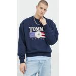 Pánská  Jarní a podzimní móda Tommy Hilfiger v námořnicky modré barvě z bavlny ve velikosti L 