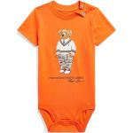 Dětská body Kojenecké v oranžové barvě z bavlny ve velikosti 68 ve slevě Designer od značky Polo Ralph Lauren z obchodu Answear.cz s poštovným zdarma 