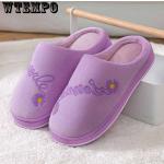 Pánské Pantofle na podpatku ve fialové barvě s výškou podpatku do 3 cm protiskluzové na zimu 