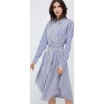 Dámské Designer Mini šaty Ralph Lauren Ralph v modré barvě z bavlny ve velikosti 9 XL ve slevě 