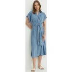 Dámské Designer Zavinovací šaty Ralph Lauren Ralph v modré barvě z bavlny ve velikosti 10 XL 