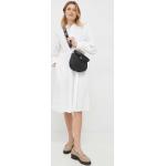 Dámské BIO Mini šaty Tommy Hilfiger v bílé barvě z bavlny ve slevě 