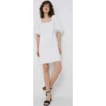 Dámské BIO Mini šaty Tommy Hilfiger v bílé barvě z bavlny 
