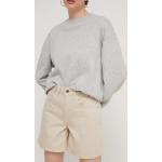 Dámská  Letní móda Desigual v béžové barvě z bavlny ve velikosti XL s vysokým pasem 