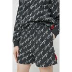 Dámské Kraťasy HUGO v černé barvě z bavlny ve velikosti L s vysokým pasem ve slevě udržitelná móda 