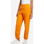 Dámské Tepláky adidas Originals v oranžové barvě z bavlny 