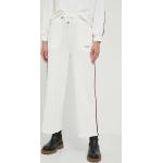 Dámské Tepláky Pepe Jeans v bílé barvě z polyesteru ve velikosti L 