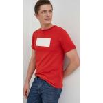  Trička s krátkým rukávem Guess v červené barvě z bavlny ve velikosti XXL s krátkým rukávem plus size 