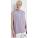  Trička s kulatým výstřihem ve fialové barvě z bavlny ve velikosti XXL bez rukávů s kulatým výstřihem  strečová  plus size udržitelná móda 