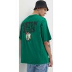  Trička s kulatým výstřihem NEW ERA v zelené barvě z bavlny ve velikosti L s krátkým rukávem s kulatým výstřihem s motivem Boston Celtics 