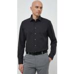 Košile Seidensticker v černé barvě z popelínu udržitelná móda 