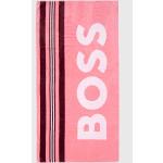 Ručníky Boss v růžové barvě z bavlny ve velikosti 90x170 ekologicky udržitelné 