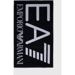 Ručníky Emporio Armani EA7 v černé barvě z bavlny ve velikosti 100x170 