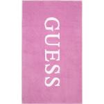 Ručníky Guess ve fialové barvě z bavlny 