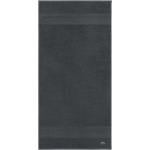 Ručníky Lacoste v šedé barvě z bavlny ve velikosti 70x140 ve slevě 
