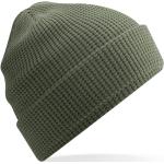 Pánské BIO Zimní čepice v zelené barvě z bavlny 