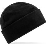Pánské Zimní čepice v černé barvě z fleecu 