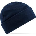 Pánské Zimní čepice v tmavě modré barvě z fleecu 