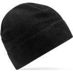 Pánské Zimní čepice v černé barvě z fleecu 