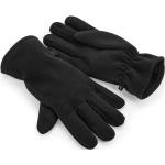 Pánské Zimní rukavice v černé barvě z fleecu ve velikosti L 