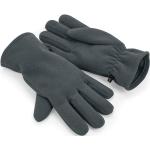Pánské Zimní rukavice v šedé barvě z fleecu ve velikosti L 