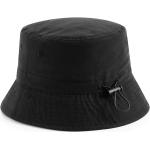 Pánské Bucket klobouky v černé barvě v moderním stylu ve velikosti L 
