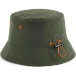Pánské Bucket klobouky v zelené barvě v moderním stylu ve velikosti M 