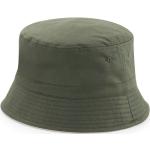 Pánské Bucket klobouky v zelené barvě z bavlny ve velikosti L 
