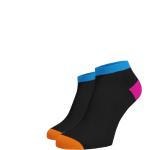 Pánské Kotníkové ponožky v černé barvě v moderním stylu z bavlny ve velikosti 44 