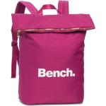 Dívčí Městské batohy Bench v růžové barvě v lakovaném stylu o objemu 20 l 