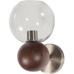 Nástěnná svítidla  BePureHome ve stříbrné barvě v retro stylu z ořechu 