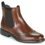Dámské Kotníkové boty Betty London v hnědé barvě ve velikosti 41 s výškou podpatku do 3 cm 