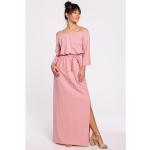 BeWear Dámské maxi šaty Sahi B146 růžová XL