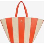 Pánské Plážové tašky Tommy Hilfiger ve smetanové barvě s pruhovaným vzorem 
