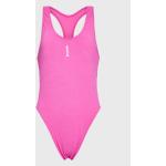 Dámské Designer Jednodílné plavky Calvin Klein Swimwear v růžové barvě ze syntetiky ve velikosti XS ve slevě 