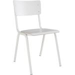 Jídelní židle Zuiver v bílé barvě stohovatelné 