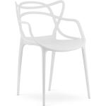 Židle v bílé barvě z plastu 