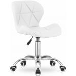 Kancelářské židle v bílé barvě z plastu 