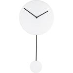 Nástěnné hodiny Zuiver v bílé barvě v minimalistickém stylu 