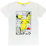 Bílé Pánské Tričko Pokemon Pikachu Bílá