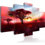 Obrazy Bimago v tyrkysové barvě ze dřeva ve velikosti 50x100 ve slevě 