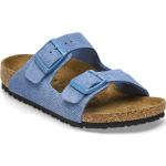 Dětské Kožené pantofle Birkenstock Arizona v modré barvě udržitelná móda 
