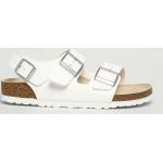 Dámské Kožené sandály Birkenstock Milano v bílé barvě z kůže ve velikosti 36 ve slevě na léto 